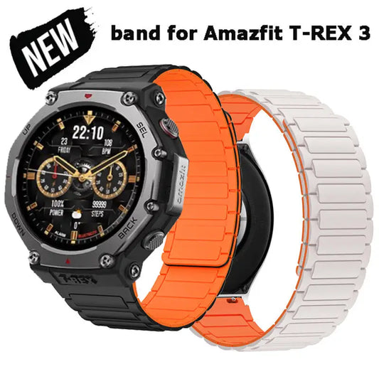 Sports Silicone Strap Wristband For Amazfit T-Rex 3 Smart Watch Correa Belt